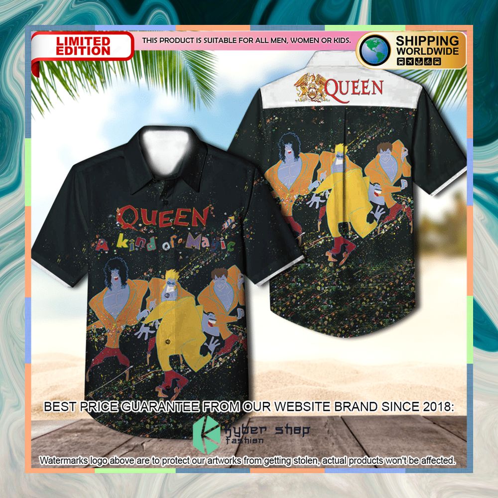 Queen Band A Kind Of Magic Album Hawaiian Shirt 3 queen band a kind of magic album hawaiian shirt 1 818