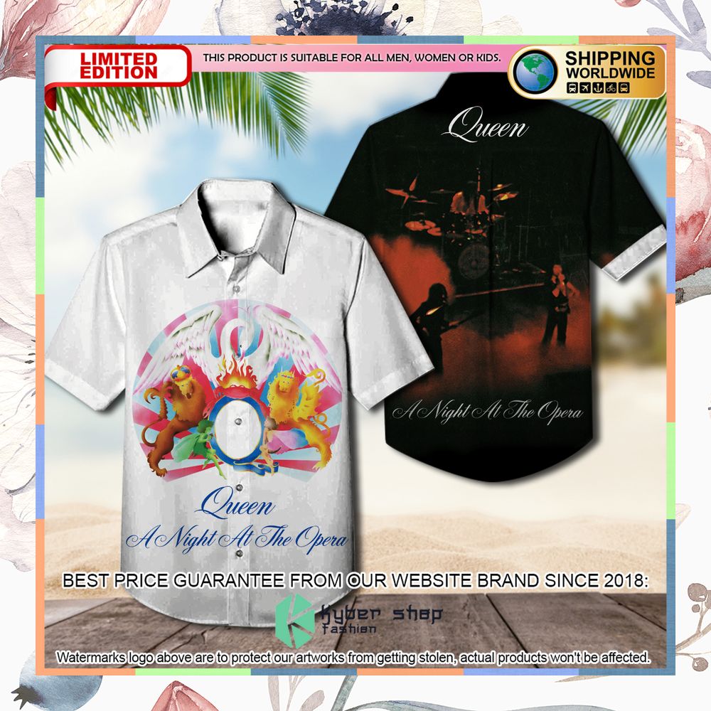 queen band a night at the opera album hawaiian shirt 1 637