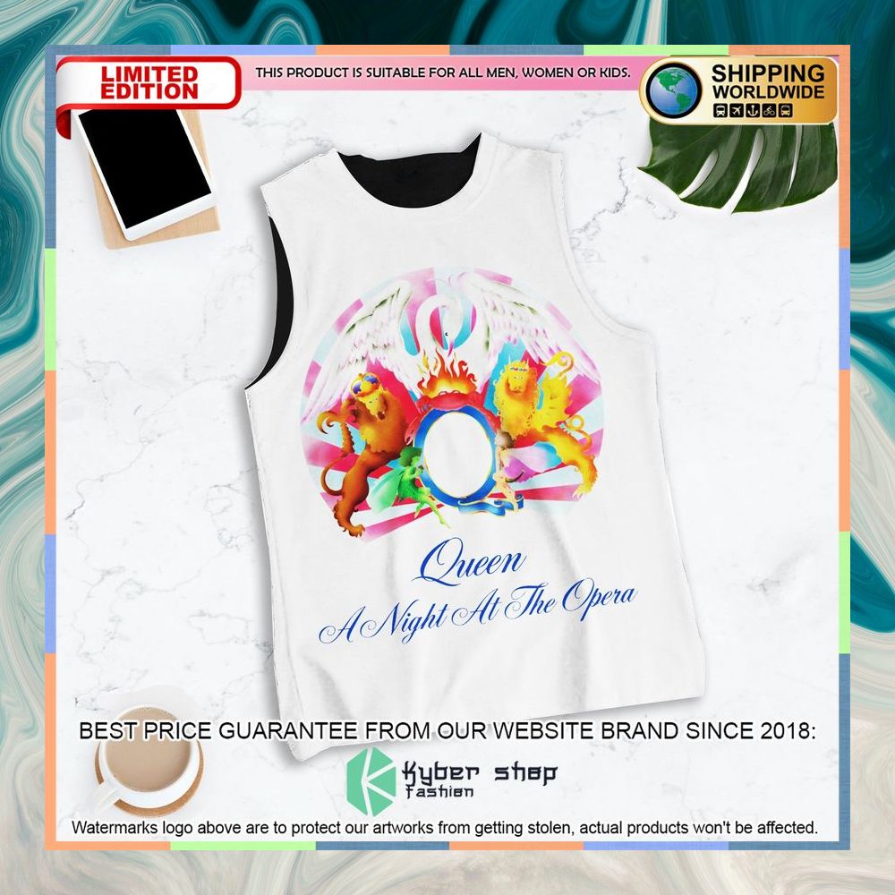 Queen Band A Night At The Opera Tank Top 3 queen band a night at the opera tank top 1 133