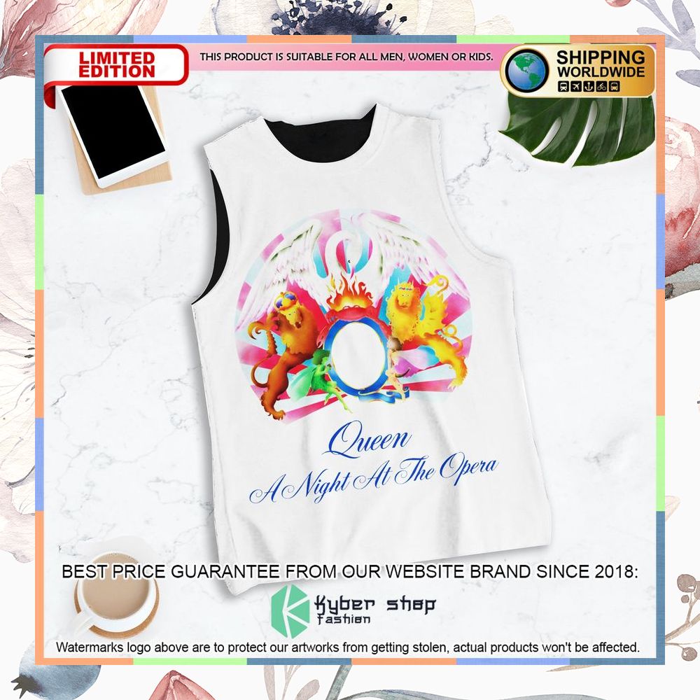 queen band a night at the opera white tank top 1 123