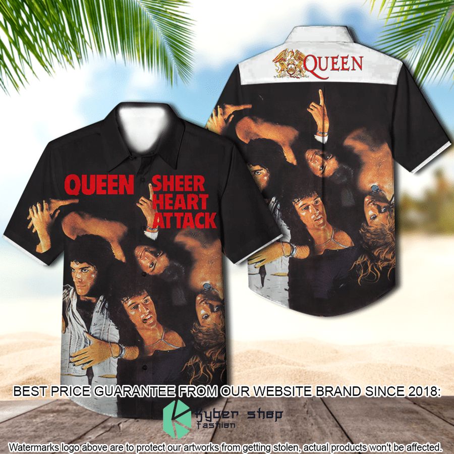 queen band sheer heart attack album hawaiian shirt 1 166