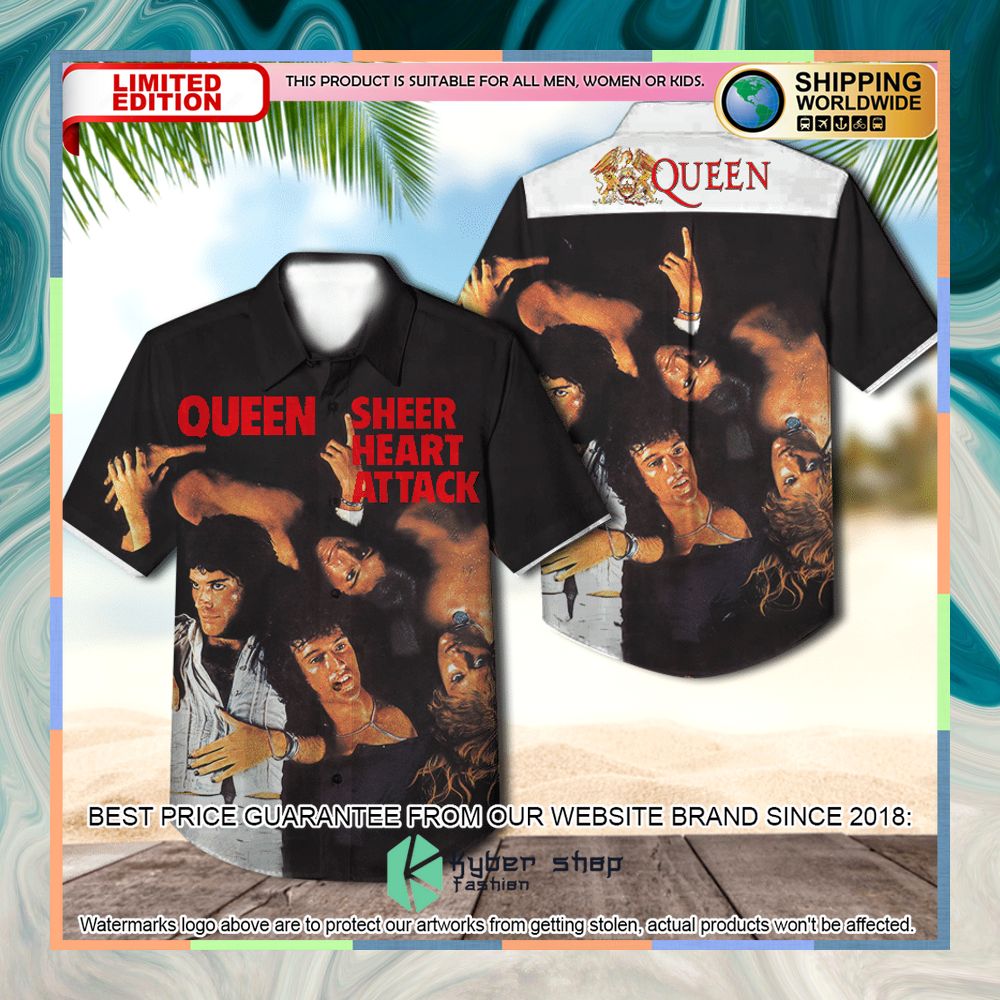 Queen Band Sheer Heart Attack Album Hawaiian Shirt 3 queen band sheer heart attack album hawaiian shirt 1 777