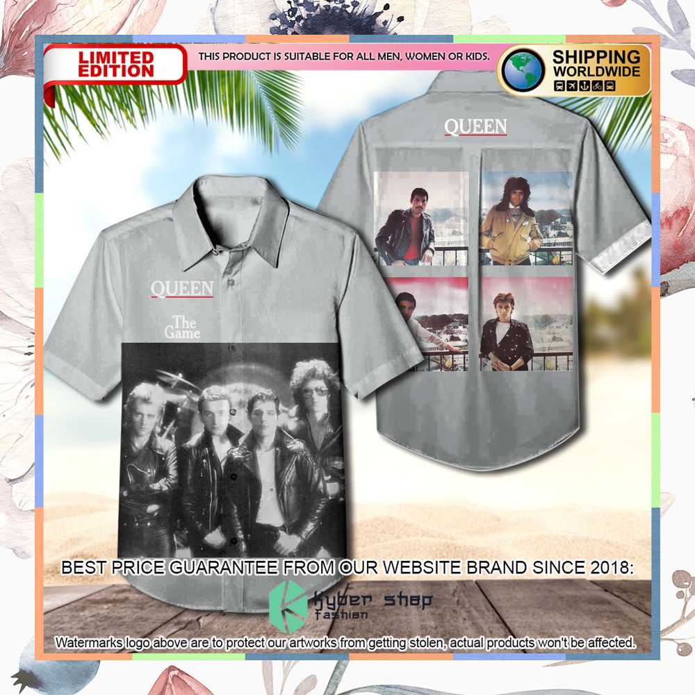 queen band the game album hawaiian shirt 1 705