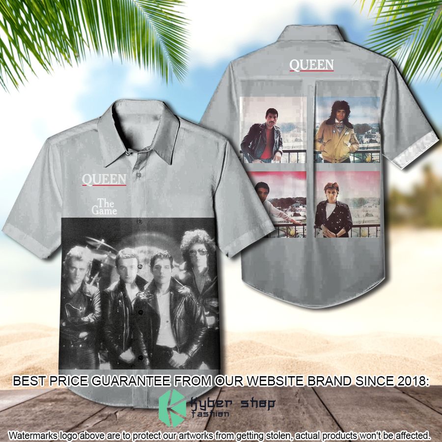 queen band the game album hawaiian shirt 1 98