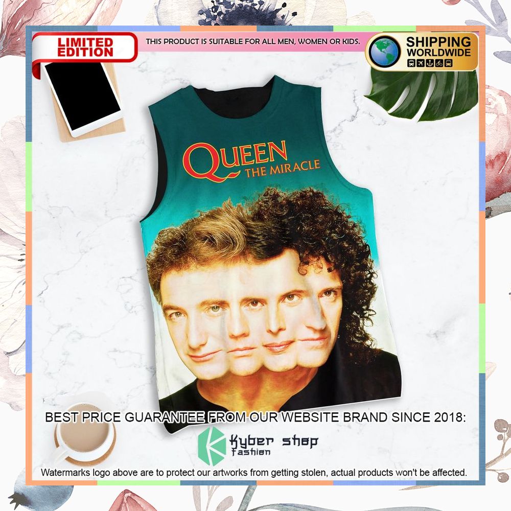 queen band the miracle tank top 1 888