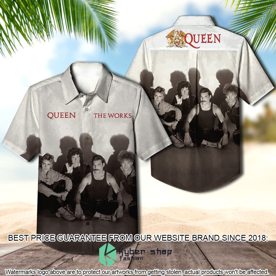 queen band the works album hawaiian shirt 1 457