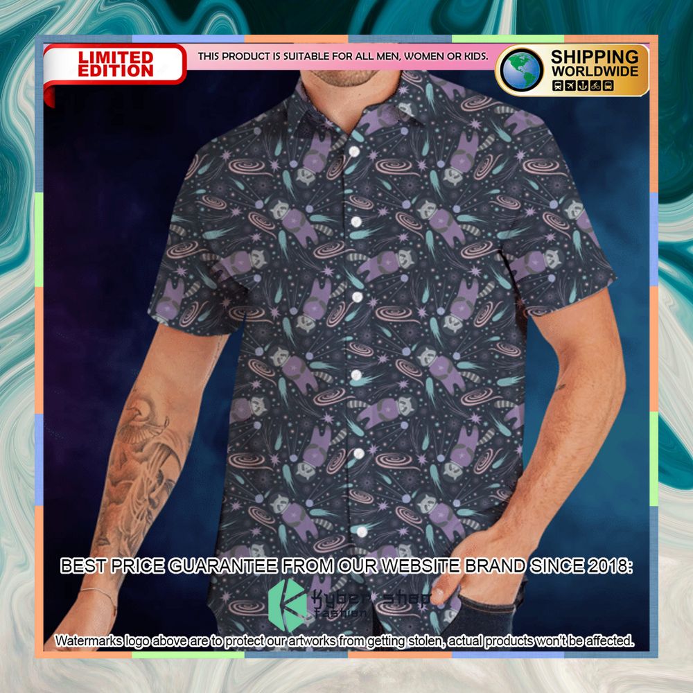 Raccoon Astronaut Pattern Hawaiian Shirt 6 Raccoon Astronaut Pattern Hawaiian Shirt word2