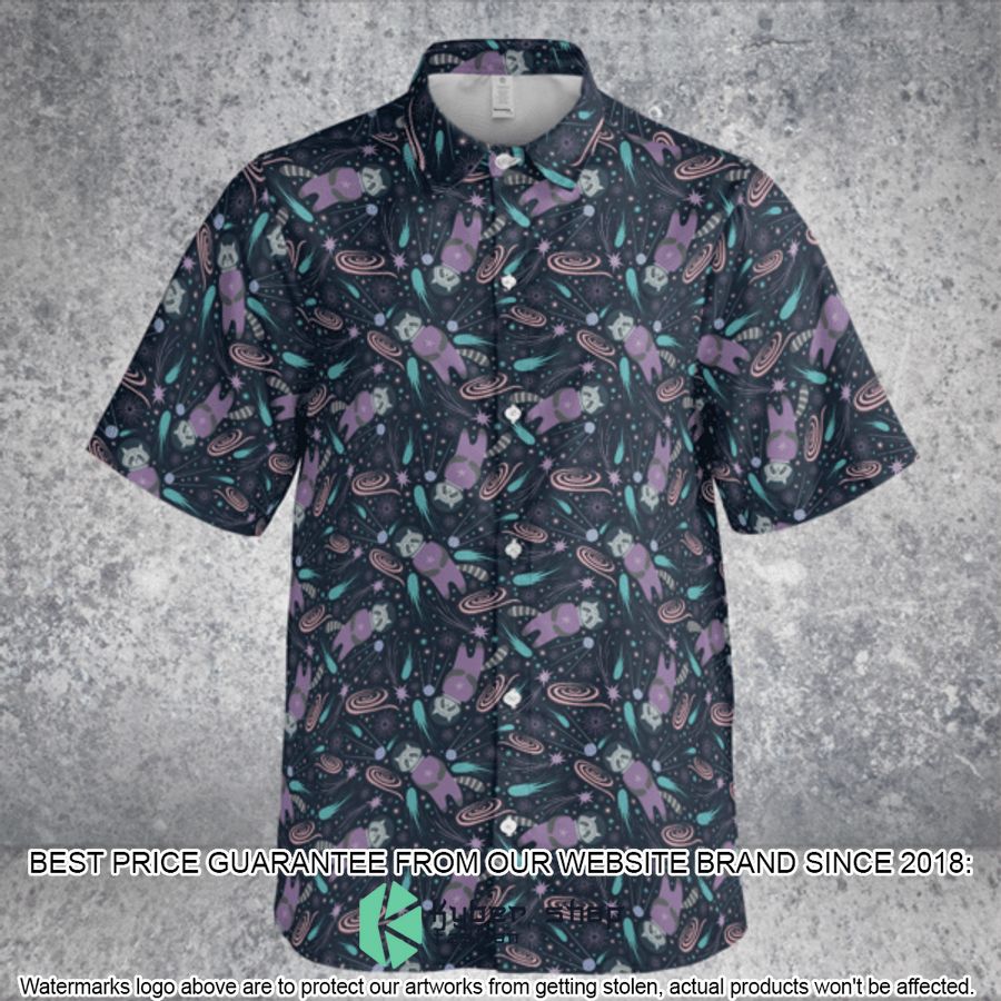 Raccoon Astronaut Pattern Hawaiian Shirt 3 Raccoon Astronaut Pattern Hawaiian Shirt word2