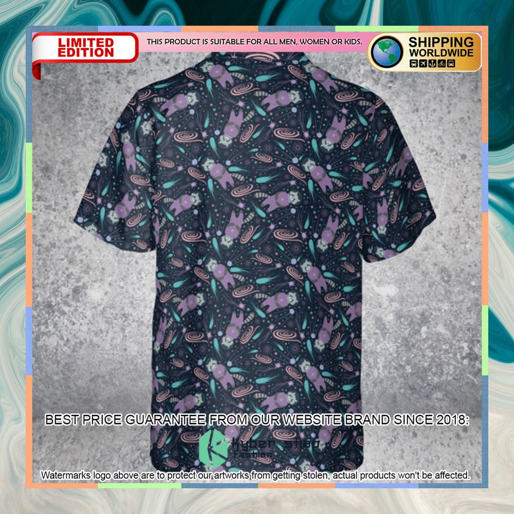 Raccoon Astronaut Pattern Hawaiian Shirt 8 Raccoon Astronaut Pattern Hawaiian Shirt word2