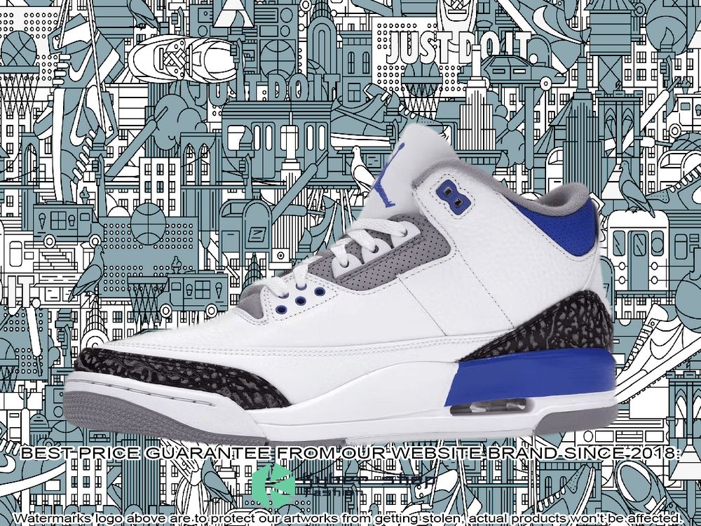 Racer Blu Air Jordan 3 Retro 3 Racer Blu Air Jordan 3 Retro word3