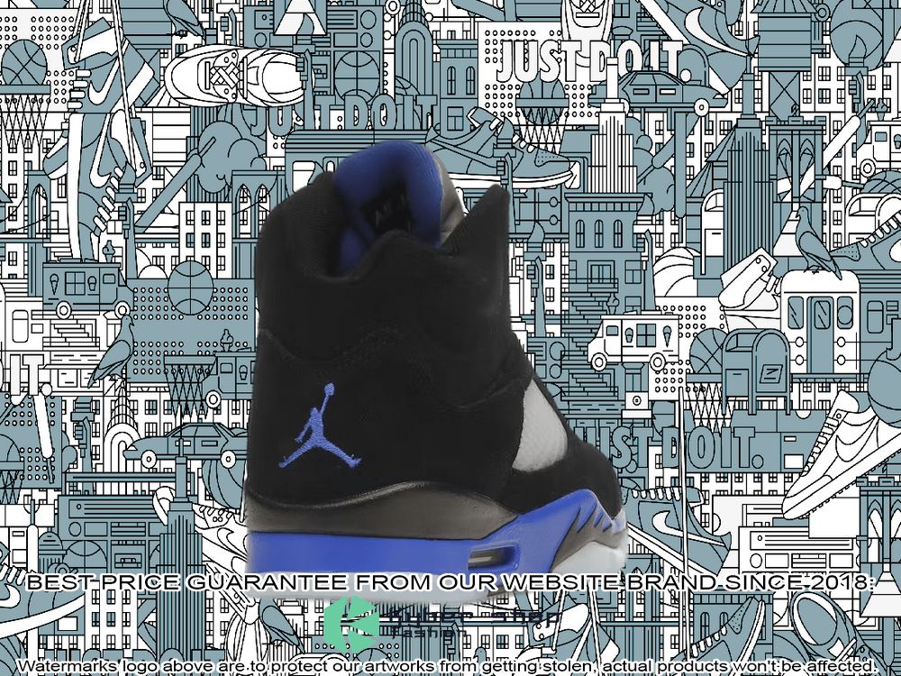 Racer Blue Air Jordan 5 Retro 4 Racer Blue Air Jordan 5 Retro word3