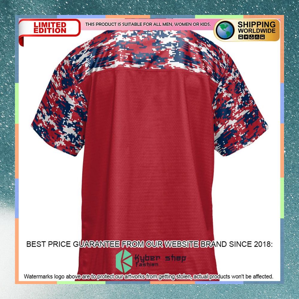 Richmond Spiders Red Football Jersey 7 Richmond Spiders Red Football Jersey word2