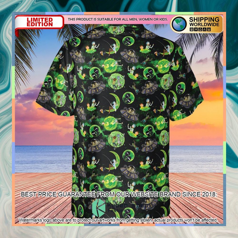 Rick And Morty Pattern Hawaiian Shirt 7 Rick And Morty Pattern Hawaiian Shirt word1