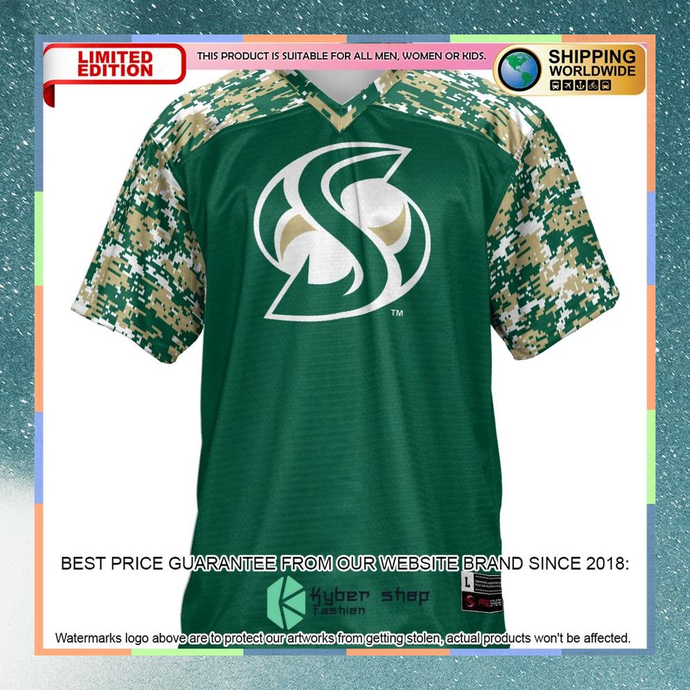 Sacramento State Hornets Green Football Jersey 6 Sacramento State Hornets Green Football Jersey word3