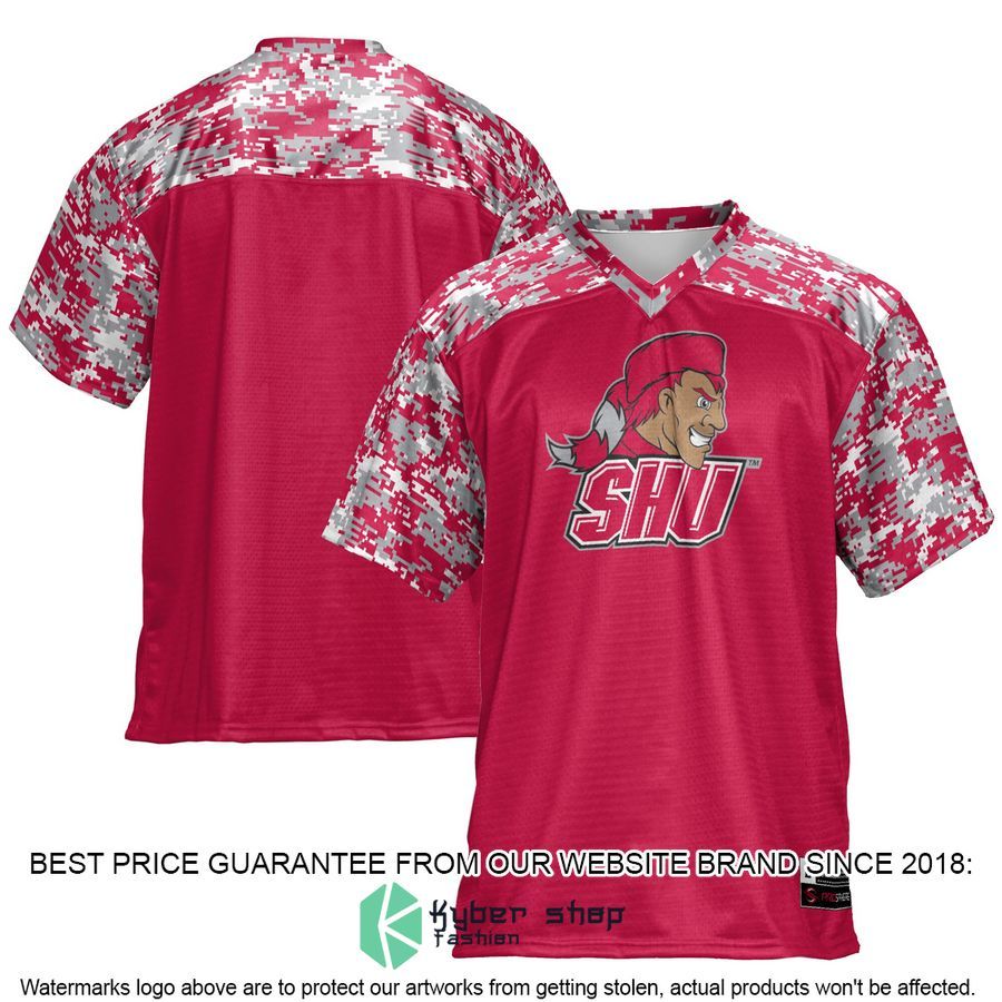 Sacred Heart Pioneers Red Football Jersey 4 Sacred Heart Pioneers Red Football Jersey word1