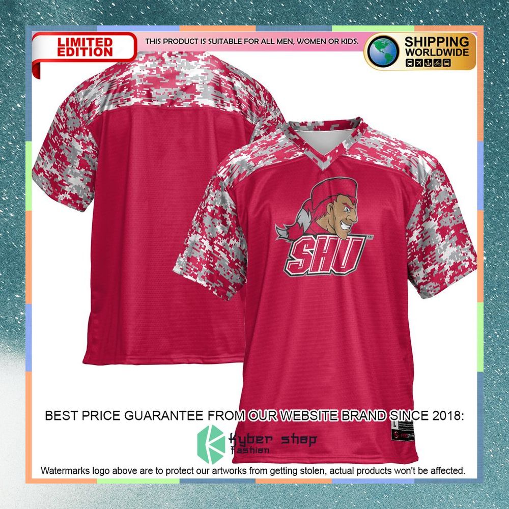 Sacred Heart Pioneers Red Football Jersey 8 Sacred Heart Pioneers Red Football Jersey word1