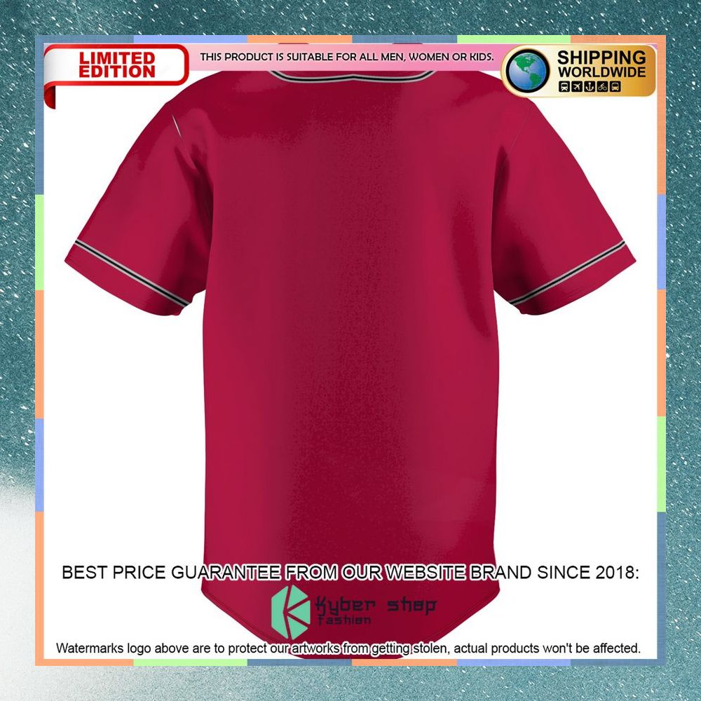 Saint Joseph's Hawks Crimson Baseball Jersey 7 Saint Joseph's Hawks Crimson Baseball Jersey word3