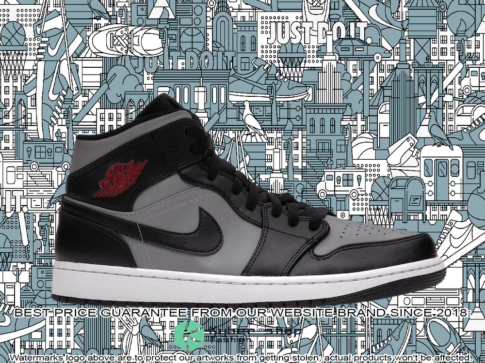 Shadow Red Air Jordan 1 Mid