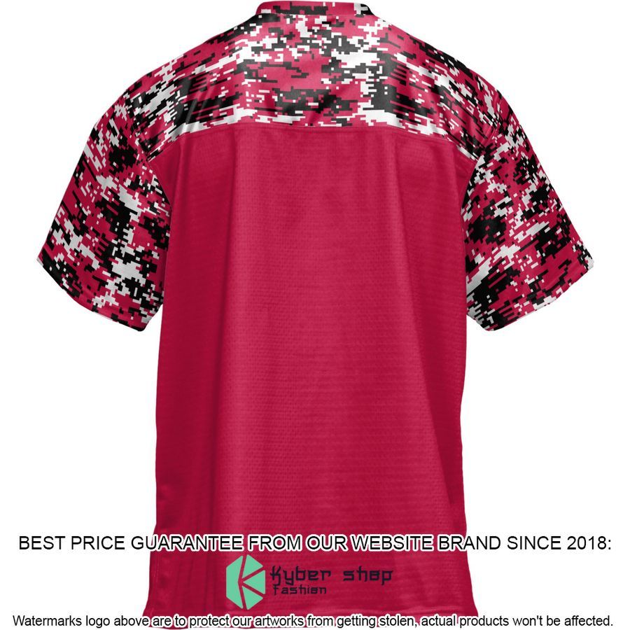 South Dakota Coyotes Red Football Jersey 3 South Dakota Coyotes Red Football Jersey word2