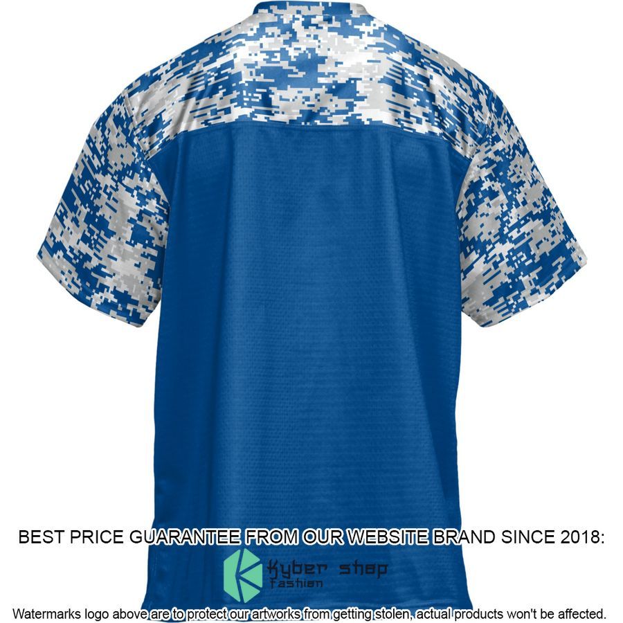 Southern Connecticut Owls Blue Football Jersey 3 Southern Connecticut Owls Blue Football Jersey word2