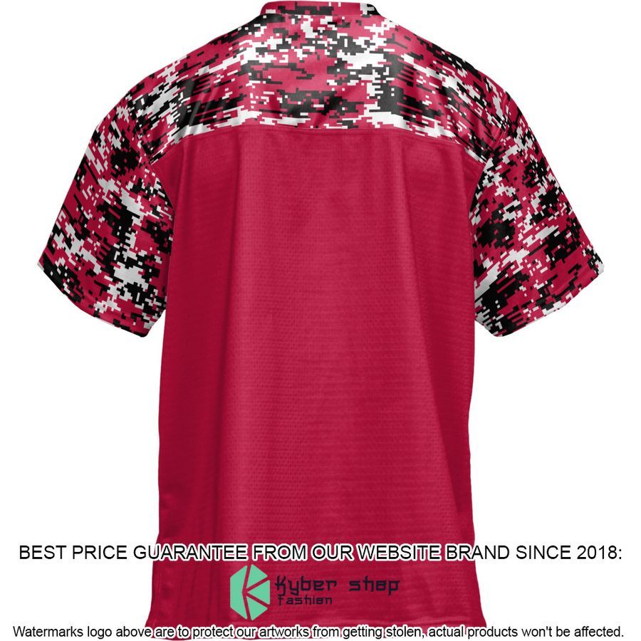 Southern Utah Thunderbirds Scarlet Football Jersey 3 Southern Utah Thunderbirds Scarlet Football Jersey word3
