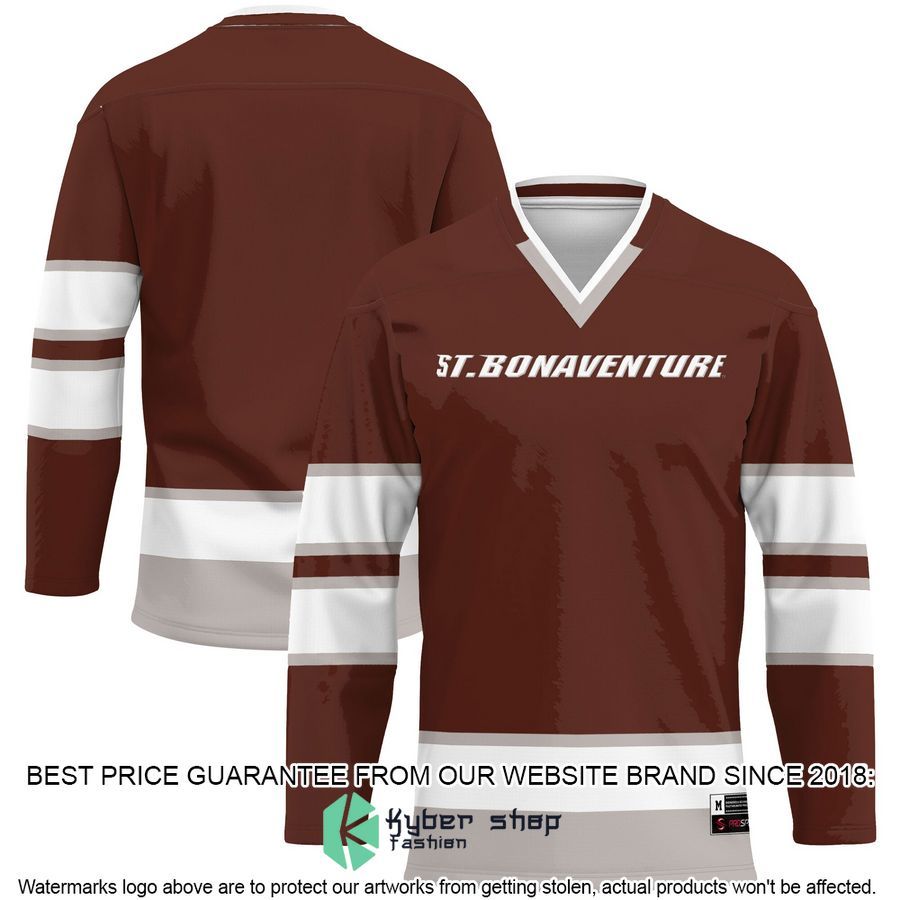 St. Bonaventure Bonnies Brown Hockey Jersey