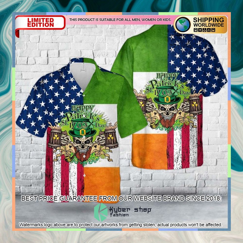 St. Patrick's Day America Hawaiian Shirt 3 St. Patrick's Day America Hawaiian Shirt word2