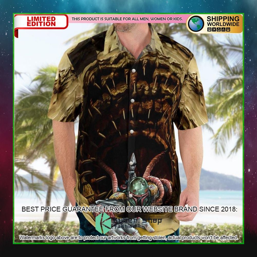 Star Wars Boba Fett Sarlacc Hawaiian Set 18 Star Wars Boba Fett Sarlacc Hawaiian Set word2