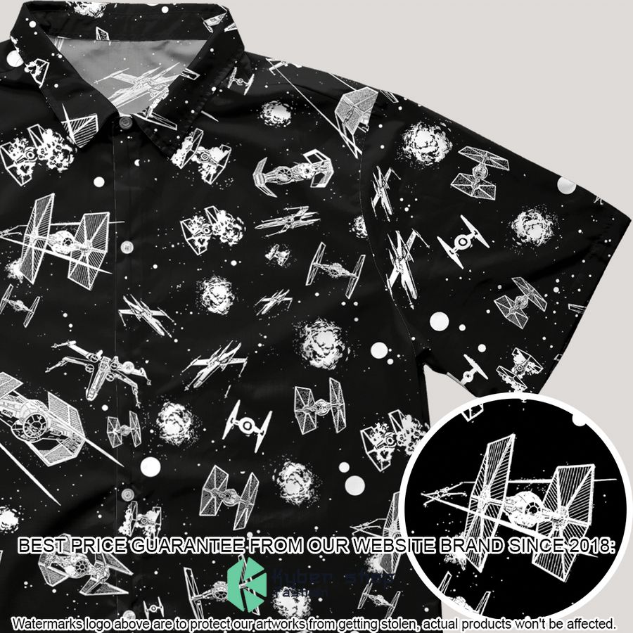 Star Wars Spacecraft Pattern Hawaiian Shirt