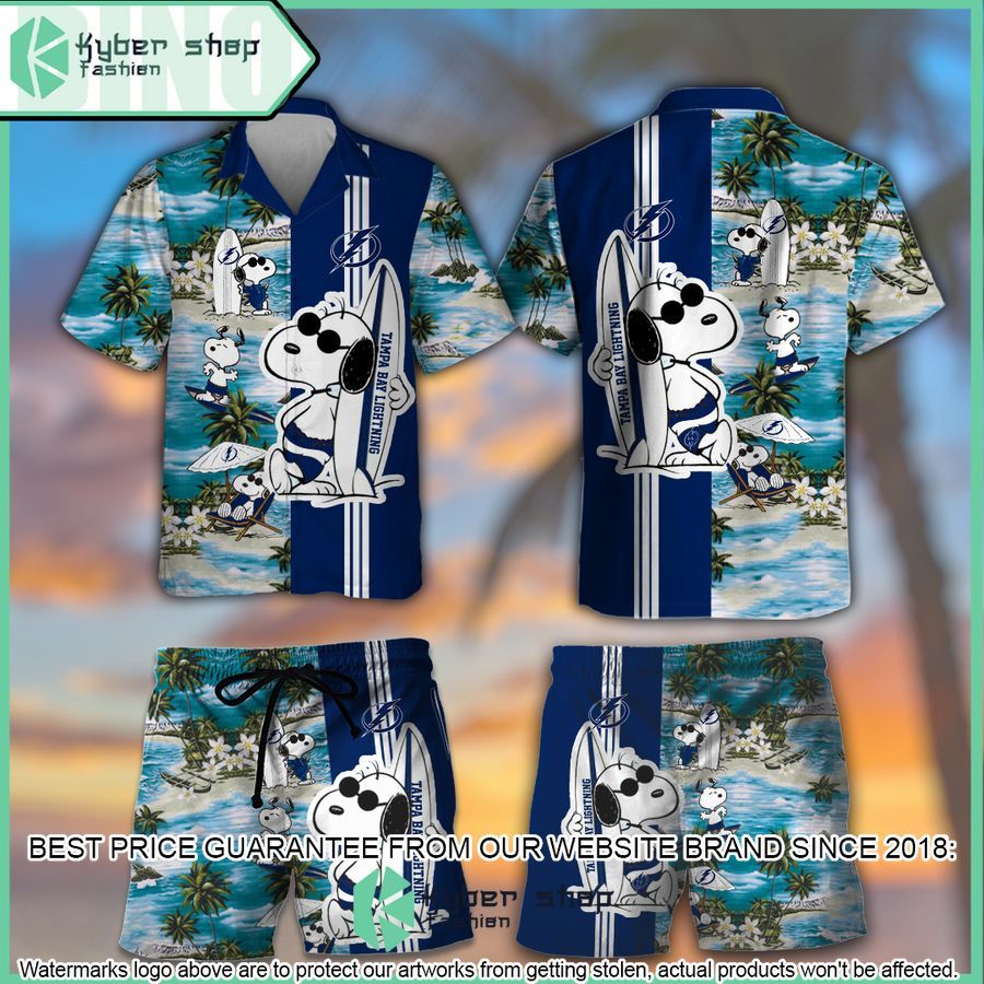 Tampa Bay Lightning Snoopy Hawaiian Shirt and Shorts 3 tampa bay lightning snoopy hawaiian shirt and shorts 3 564
