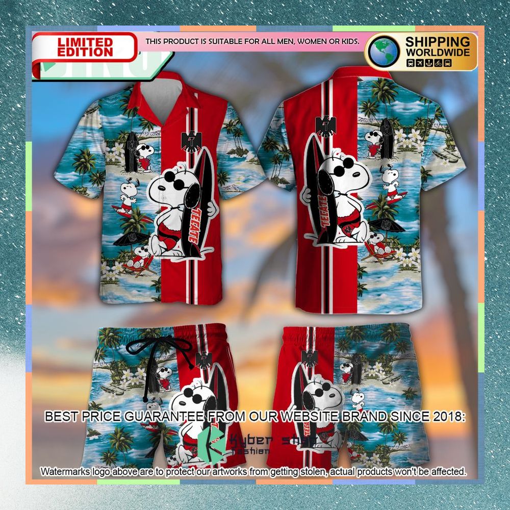 Tecate Snoopy Hawaiian Shirt and Shorts 6 tecate snoopy hawaiian shirt and shorts 3 110