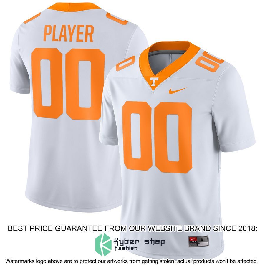 Tennessee Volunteers Nike CUSTOM NIL White Football Jersey 4 Tennessee Volunteers Nike CUSTOM NIL White Football Jersey word2