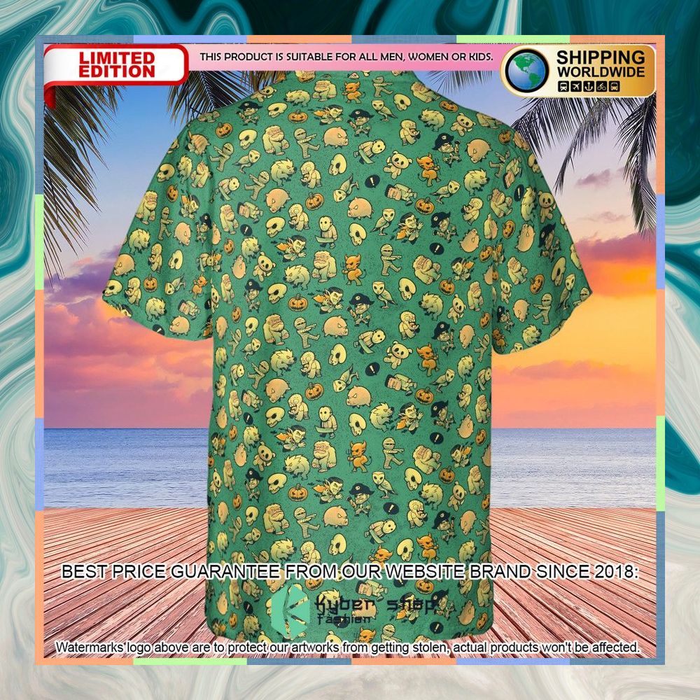 Terror Attack Cute Horror Characters Halloween Hawaiian Shirt 7 Terror Attack Cute Horror Characters Halloween Hawaiian Shirt word1