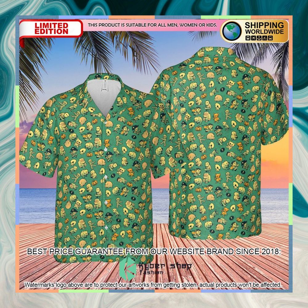 Terror Attack Cute Horror Characters Halloween Hawaiian Shirt 8 Terror Attack Cute Horror Characters Halloween Hawaiian Shirt word1