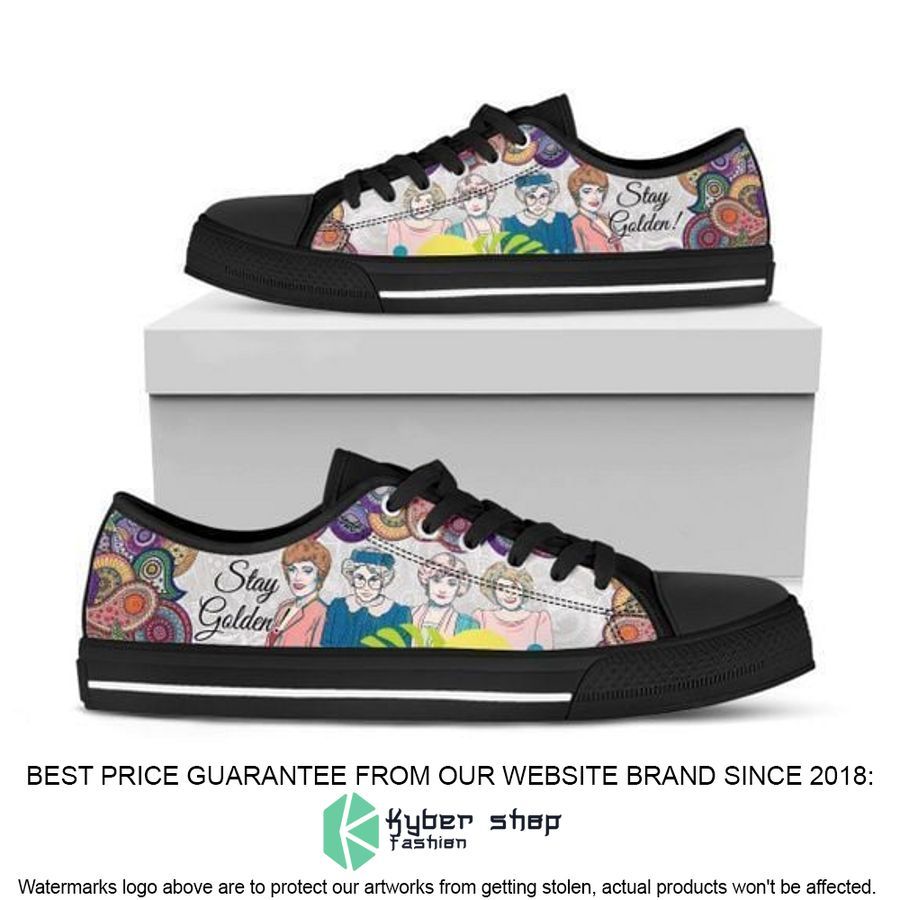 The Golden Girls Stay Golden Canvas Low Top Shoes