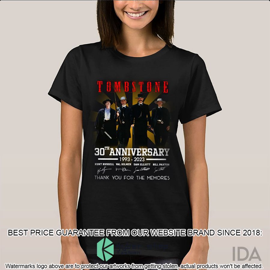 Tombstone 30th Anniversary Thank You For The Memories Shirt, Hoodie 3 tombstone 30th anniversary thank you for the memories shirt hoodie 3 989