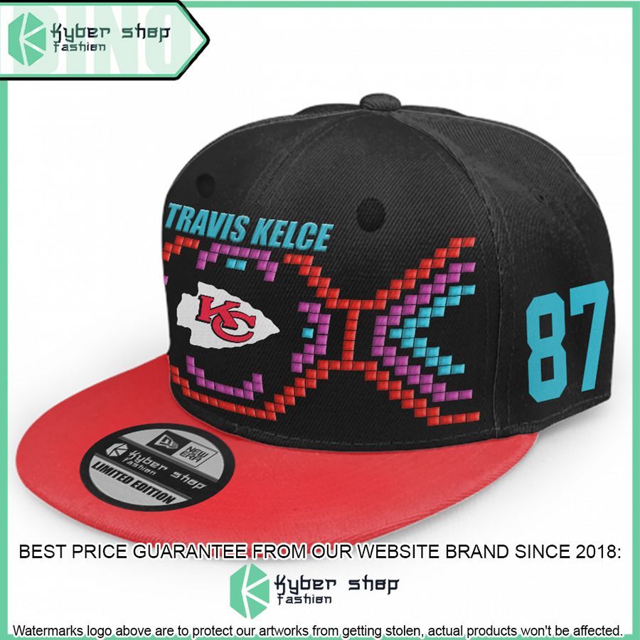 Travis Kelce 87 Tight End Kansas City Chiefs Super Bowl LVII Tarmac Cap 5 travis kelce 87 tight end kansas city chiefs super bowl lvii tarmac cap 5 543