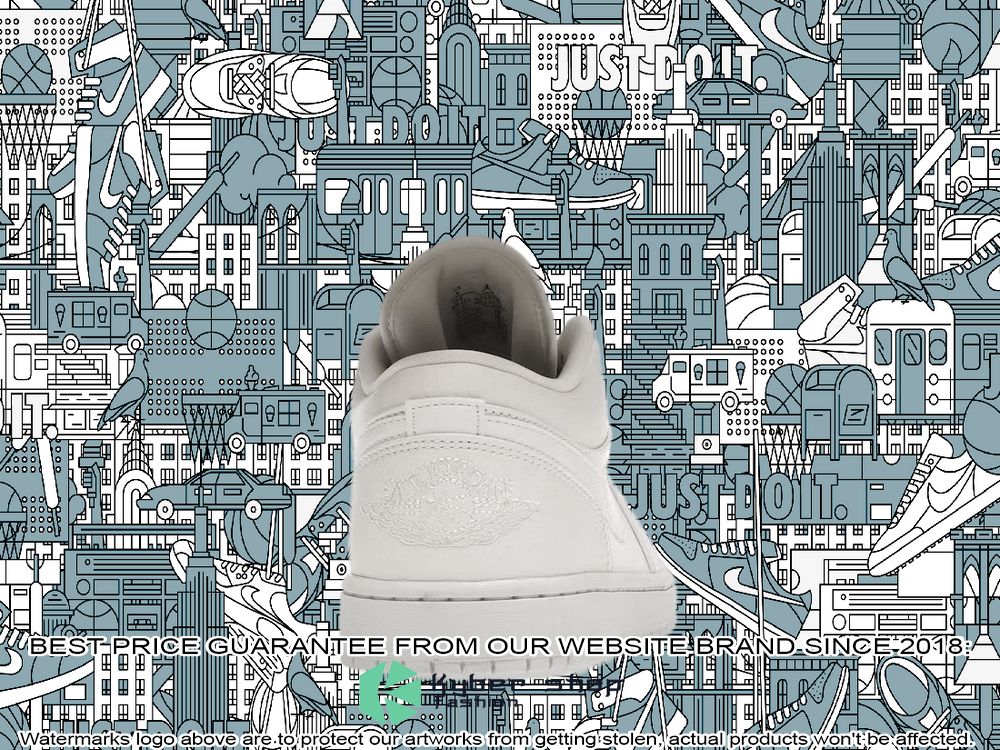Triple White Tumbled Leather Air Jordan 1 Low 4 Triple White Tumbled Leather Air Jordan 1 Low word1