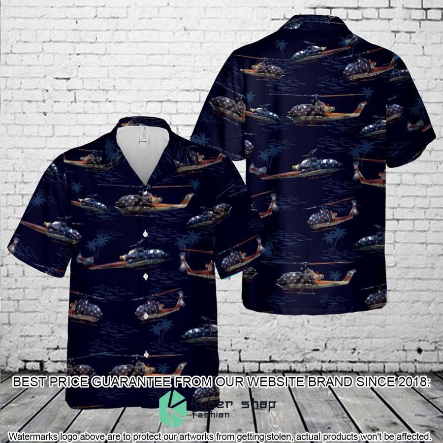 US Army AH-1F Cobra 4th Of July Hawaiian Shirt