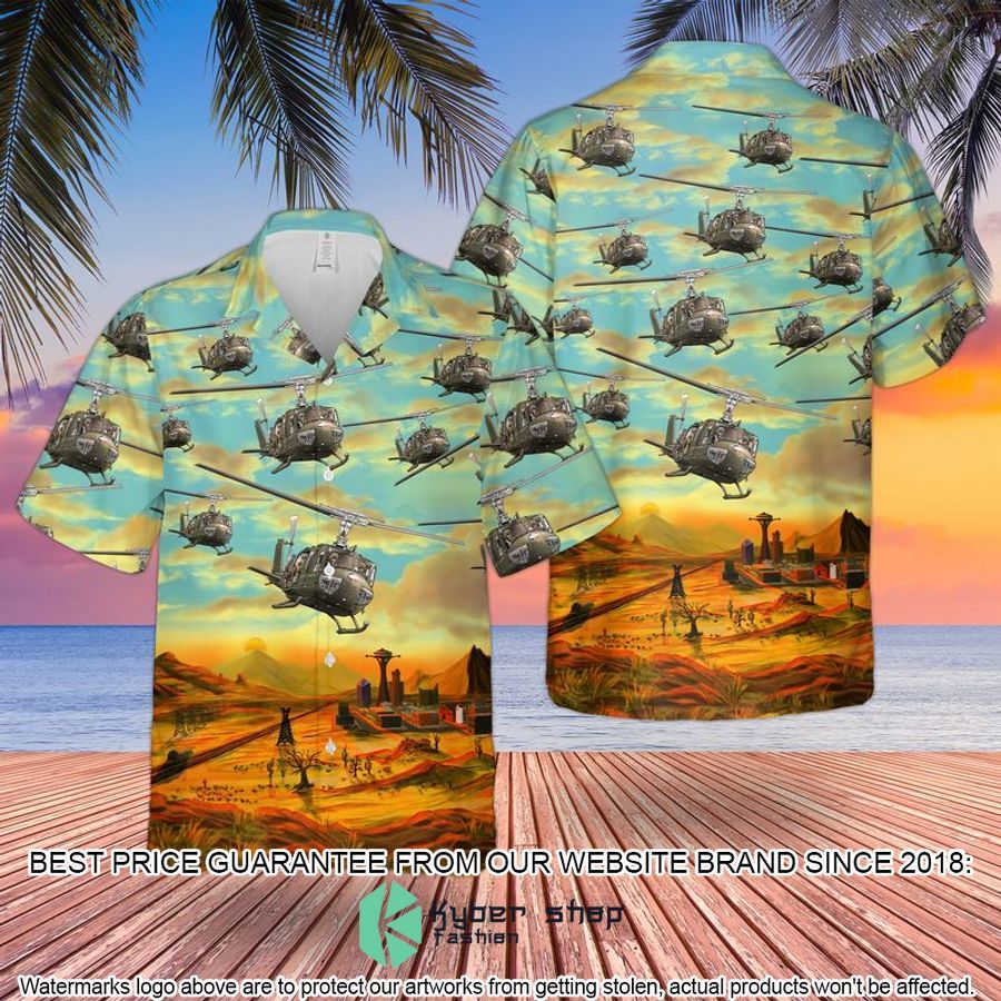 US Army Bell UH-1 Huey farmer Hawaiian Shirt