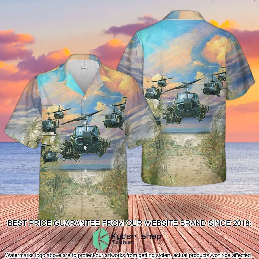US Army Bell UH-1 Huey Hawaiian Shirt