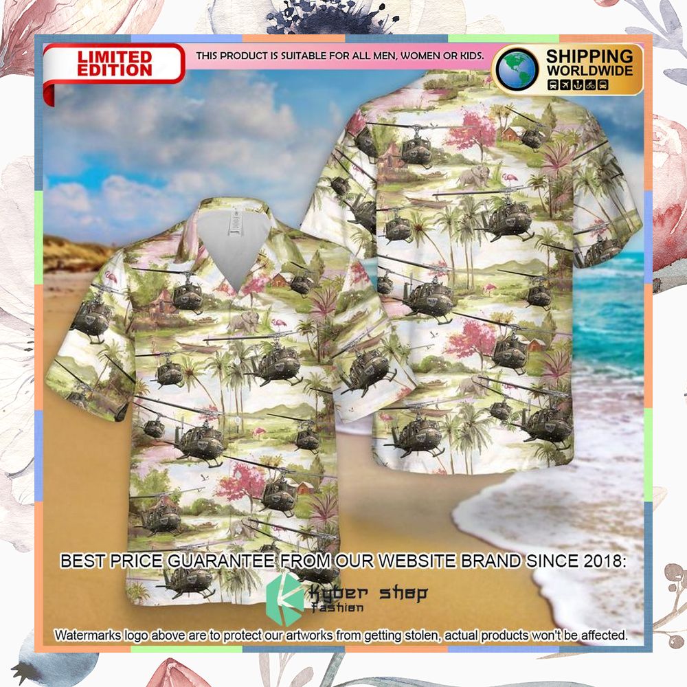 US Army Bell UH-1 Huey palm tree Hawaiian Shirt 3 US Army Bell UH-1 Huey palm tree Hawaiian Shirt word2