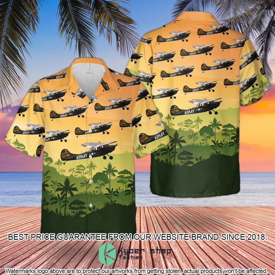 US Army Cessna O-1 Bird Dog Hawaiian Shirt