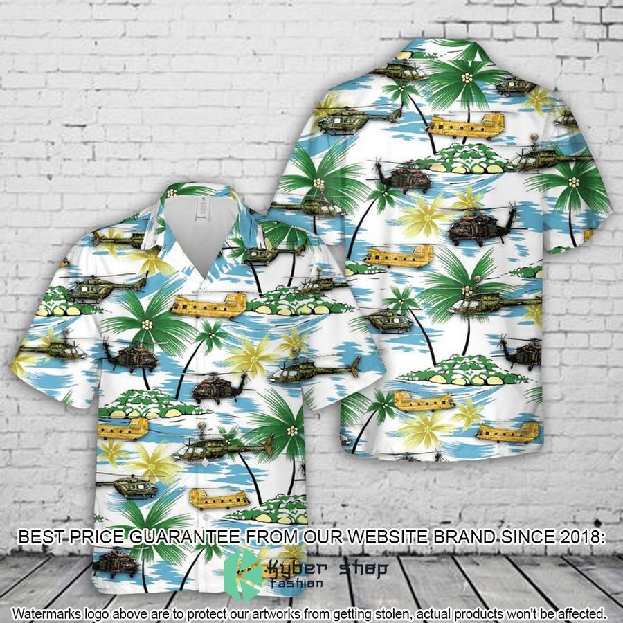 US Army Helicopters Hawaiian Shirt