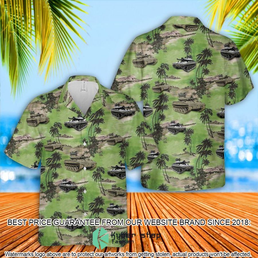 US Army M551 Sheridan green Hawaiian Shirt