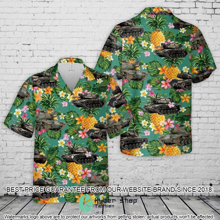 US Army M60A1 Tank Hawaiian Shirt