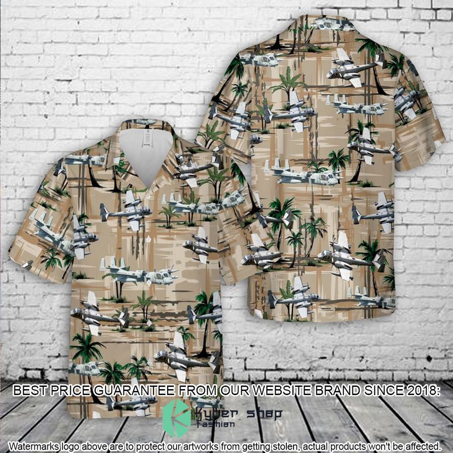 US Army OV-1D Mohawk Hawaiian Shirt