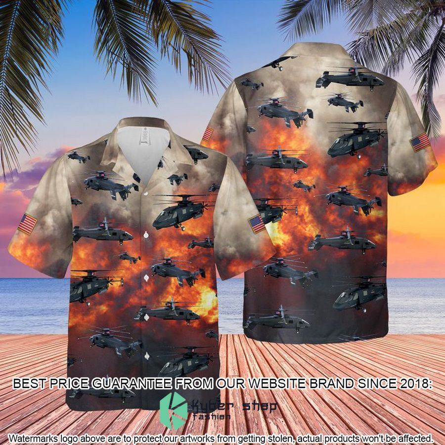 US Army Sikorsky S-97 Raider Hawaiian Shirt