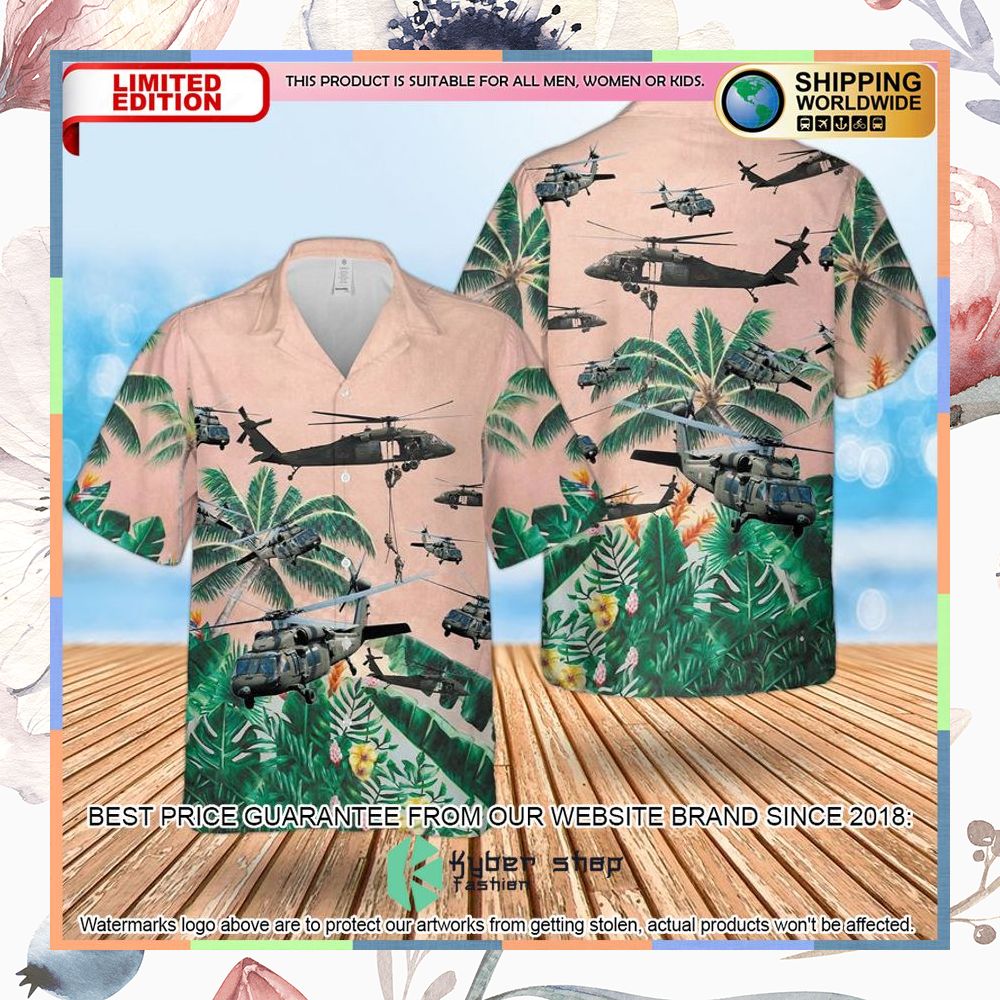 US Army Sikorsky UH-60 Black Hawk Hawaiian Shirt 3 US Army Sikorsky UH-60 Black Hawk Hawaiian Shirt word3