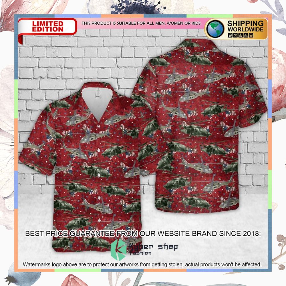 US Army Sikorsky UH-60 Black Hawk red Hawaiian Shirt 3 US Army Sikorsky UH-60 Black Hawk red Hawaiian Shirt word2